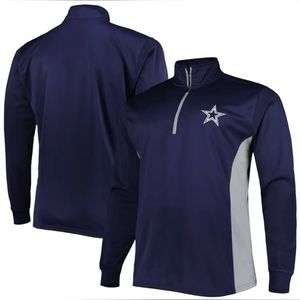 Dallas Cowboys Big & Tall Quarter-Zip Top